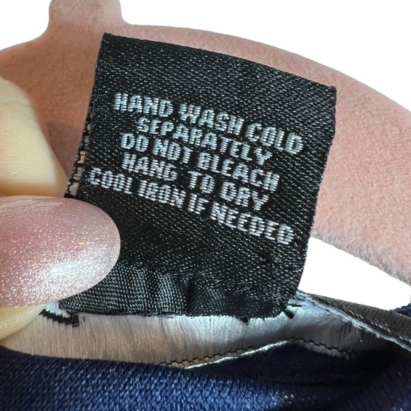 Candalite Navy Blue Polka dot Tulle Sleeveless Maxi Dress, Small - Picture 8 of 8